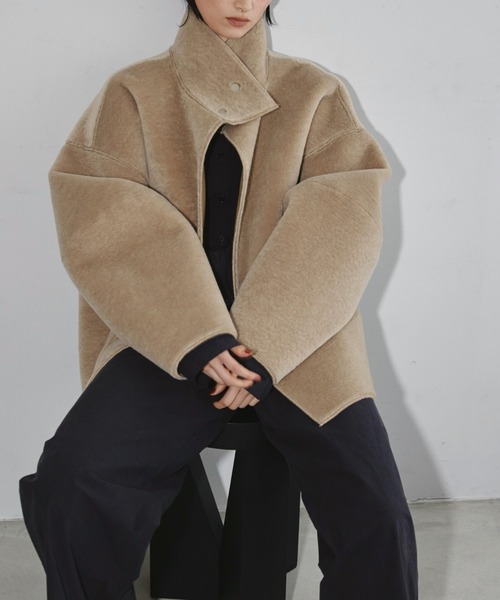 TODAYFUL(トゥデイフル)の「TODAYFUL Standcollar Boa Jacket 12220006(その他アウター・レディース・ベージュ/オフホワイト・36)」の8枚目の写真