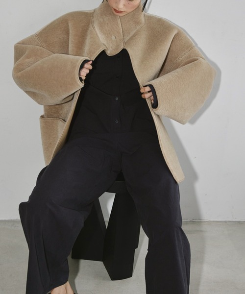 TODAYFUL(トゥデイフル)の「TODAYFUL Standcollar Boa Jacket 12220006(その他アウター・レディース・ベージュ/オフホワイト・36)」の9枚目の写真
