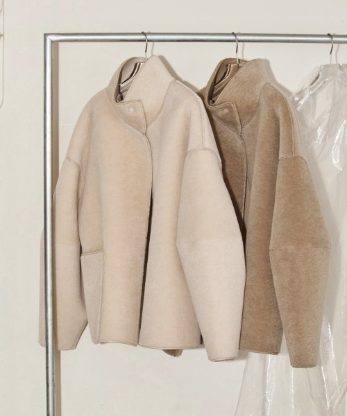 TODAYFUL(トゥデイフル)の「TODAYFUL Standcollar Boa Jacket 12220006(その他アウター・レディース・ベージュ/オフホワイト・36)」の10枚目の写真