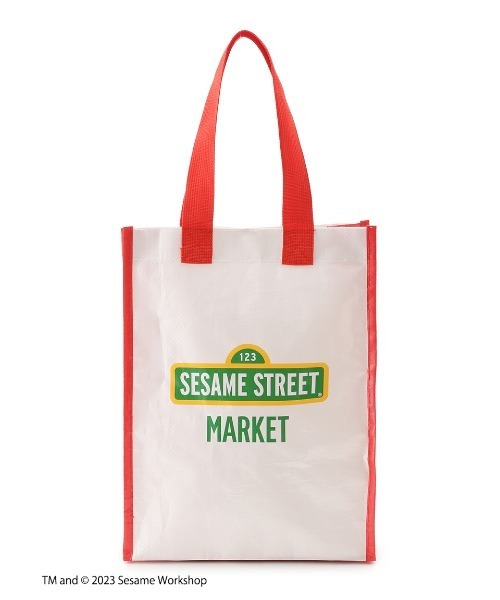 SESAME STREET(セサミストリート)の「ショッピングバッグS(エコバッグ/サブバッグ・レディース・レッド・FREE)」の3枚目の写真