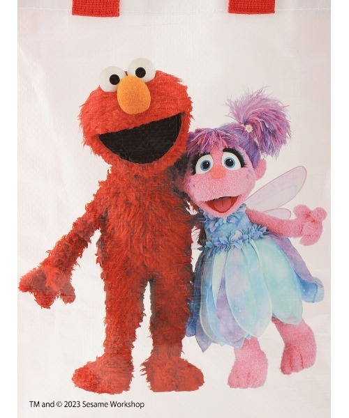 SESAME STREET(セサミストリート)の「ショッピングバッグS(エコバッグ/サブバッグ・レディース・レッド・FREE)」の5枚目の写真
