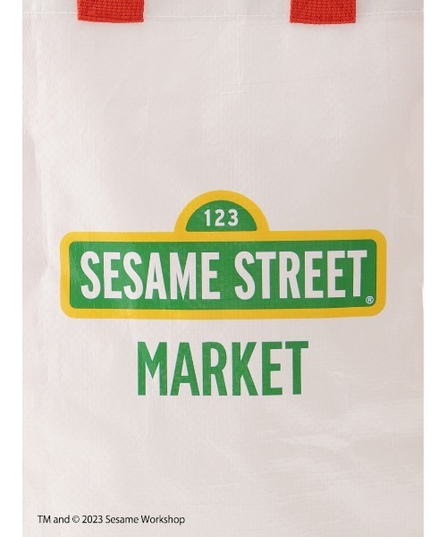SESAME STREET(セサミストリート)の「ショッピングバッグS(エコバッグ/サブバッグ・レディース・レッド・FREE)」の6枚目の写真