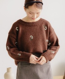 flower | ウィンターブーケニット(ニット/セーター)