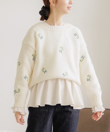 flower | ウィンターブーケニット(ニット/セーター)