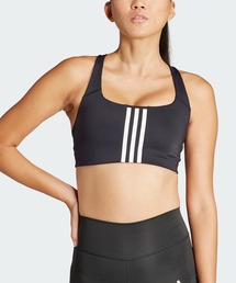 adidas | Powerimpactトレーニング ミディアムサポート スリーストライプスブラ / アディダス adidas(スポーツブラ)