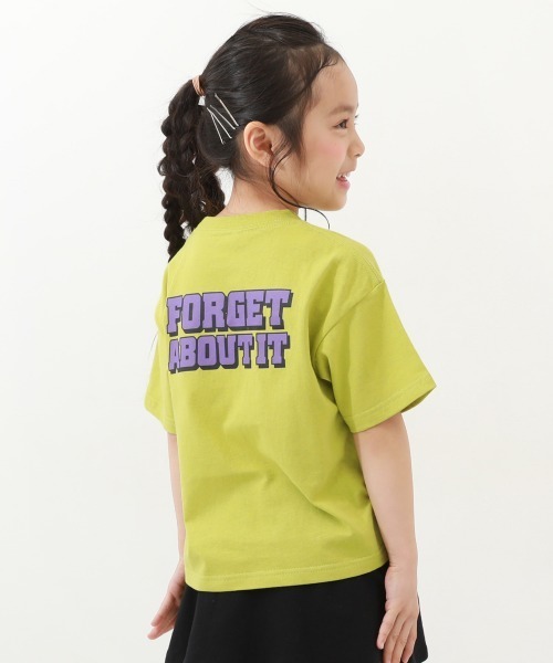 devirock（デビロック）の「デビラボ BIGシルエット プリント半袖Tシャツ（Tシャツ/カットソー・キッズ・スミクロ/グリーン系6/オフホワイト/グリーン系3/グレー系/バイオレット/ブラック系その他3/ブラック系その他/ホワイト系その他2/ライトグレー/ホワイト系その他/ピンク系/パープル系その他/ホワイト系その他3/パープル系5/ブラック系その他2・90cm/100cm/110cm/120cm/130cm/140cm/150cm/160cm）」の13枚目の写真
