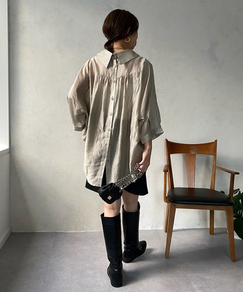 DouDou（ドゥドゥ）の「【WEB限定】バックボタンスキッパーシアー 