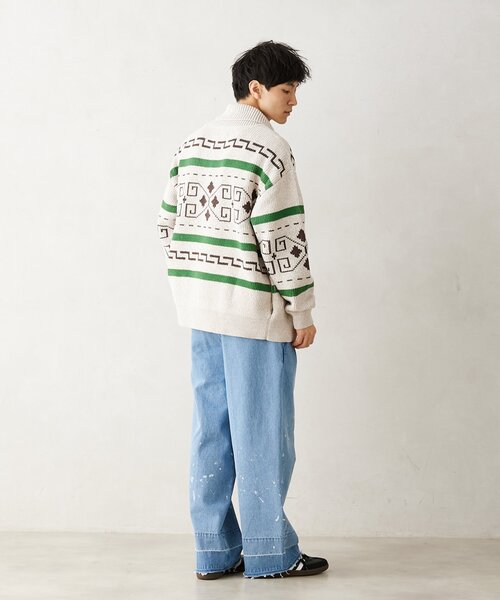 PENDLETON(ペンドルトン)の「【PENDLETON / ペンドルトン】別注 カウチンセーター(カーディガン/ボレロ・メンズ・スミクロ/オートミール・LARGE/MEDIUM)」の10枚目の写真