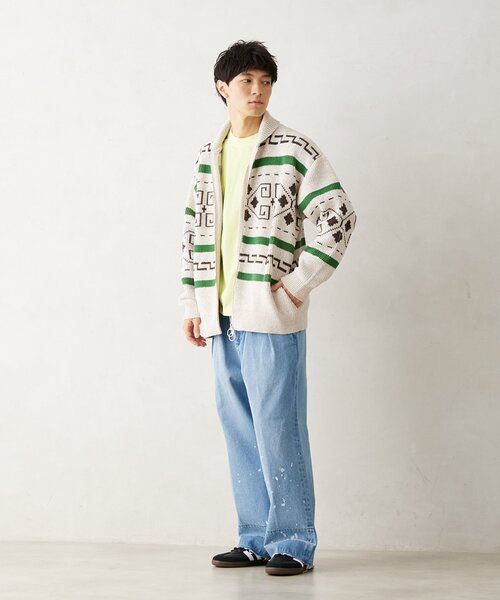 PENDLETON(ペンドルトン)の「【PENDLETON / ペンドルトン】別注 カウチンセーター(カーディガン/ボレロ・メンズ・スミクロ/オートミール・LARGE/MEDIUM)」の11枚目の写真