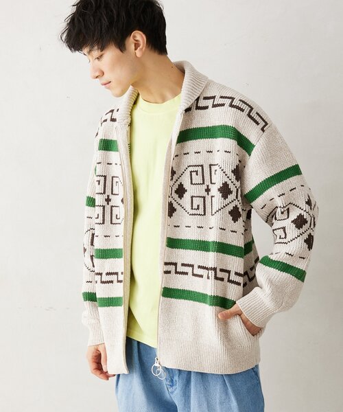 PENDLETON(ペンドルトン)の「【PENDLETON / ペンドルトン】別注 カウチンセーター(カーディガン/ボレロ・メンズ・スミクロ/オートミール・LARGE/MEDIUM)」の17枚目の写真