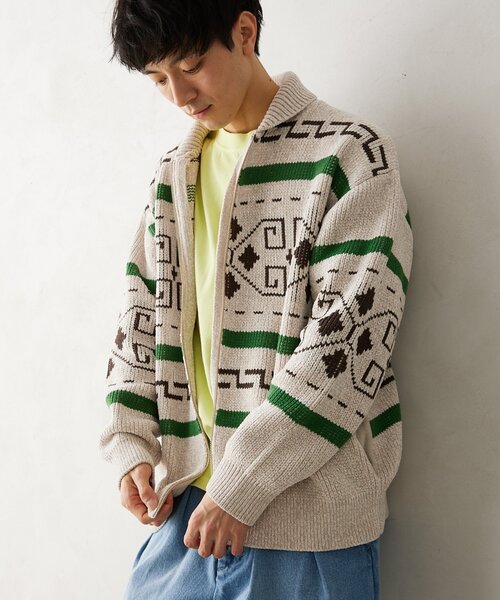 PENDLETON(ペンドルトン)の「【PENDLETON / ペンドルトン】別注 カウチンセーター(カーディガン/ボレロ・メンズ・スミクロ/オートミール・LARGE/MEDIUM)」の18枚目の写真