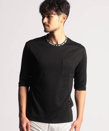 NICOLE CLUB FOR MEN | ロゴプリントポケット半袖Ｔシャツ(Tシャツ/カットソー)