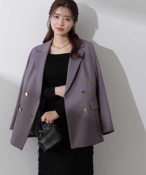 PROPORTION BODY DRESSING（プロポーションボディドレッシング）の「テーラージャケット / 1214150206（テーラードジャケット・レディース・ベージュ/ダークグレー・MEDIUM/SMALL）」の13枚目の写真