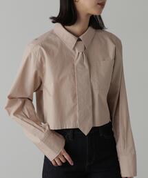FREE'S MART | ◆ネクタイセットショート丈シャツ(シャツ/ブラウス)