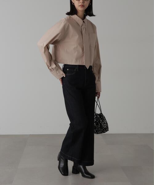 FREE'S MART（フリーズマート）の「◆ネクタイセットショート丈シャツ（シャツ/ブラウス・レディース・ホワイト/ブルー/ベージュ・FREE）」の17枚目の写真