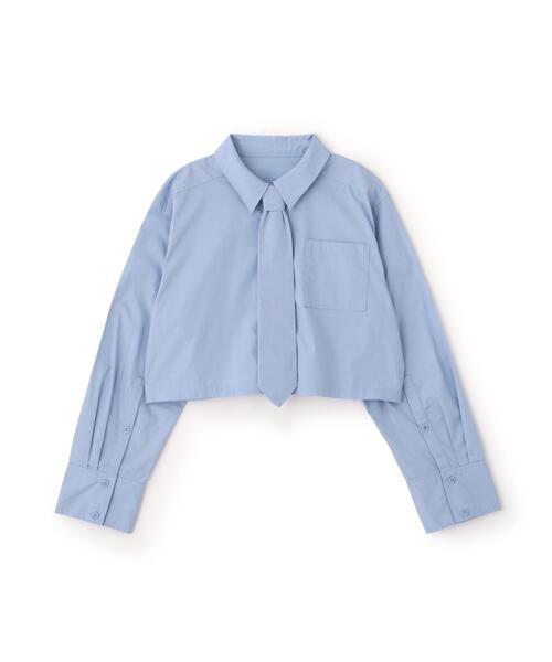 FREE'S MART（フリーズマート）の「◆ネクタイセットショート丈シャツ（シャツ/ブラウス・レディース・ホワイト/ブルー/ベージュ・FREE）」の20枚目の写真