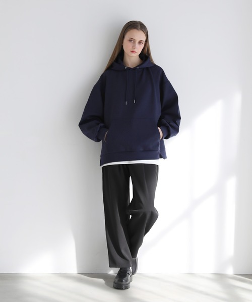 レザレクション サイドラインパーカー＆パンツ メンズLサイズ ネイビー レザレクション サイドラインパーカー＆パンツ メンズLサイズ