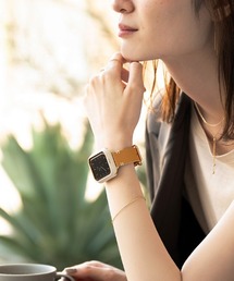salisty（サリスティ）の「Apple Watch Series 10/9/SE(第2/1世代)/8/7/6/5/4(40-42mm)/3/2/1(38mm) 専用 salisty noble レザーバンド（スマホグッズ・メンズ）」