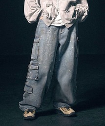 NOT4NERD | 【UNISEX】NOT4NERD／ダーティカーゴデニム  2109380(デニムパンツ)