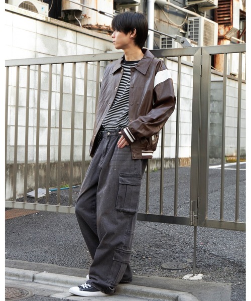 NOT4NERD(ノットフォーナード)の「【UNISEX】NOT4NERD/ダーティカーゴデニム 2109380(デニムパンツ・レディース・ブルー/ブラック・MEDIUM/LARGE/X-LARGE)」の8枚目の写真