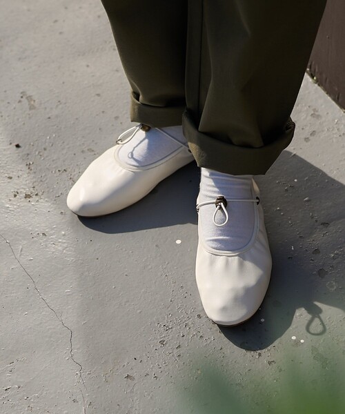 FREAK'S STORE（フリークスストア）の「ROVERETO/ロベレート コード付き フラットシューズ/バレエシューズ（バレエシューズ・レディース・ホワイト/ブラック・36/37/38）」の10枚目の写真