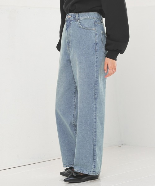 Honeys(ハニーズ)の「ストレートパンツ(股下68cm)(デニムパンツ・レディース・ライトブルー/ブルー/アイボリー/ブラック/ブルー系その他/グレー/ライトインディゴブルー/ブルー系その他3/ブルー系その他4・SS/LL/L/M/S)」の20枚目の写真