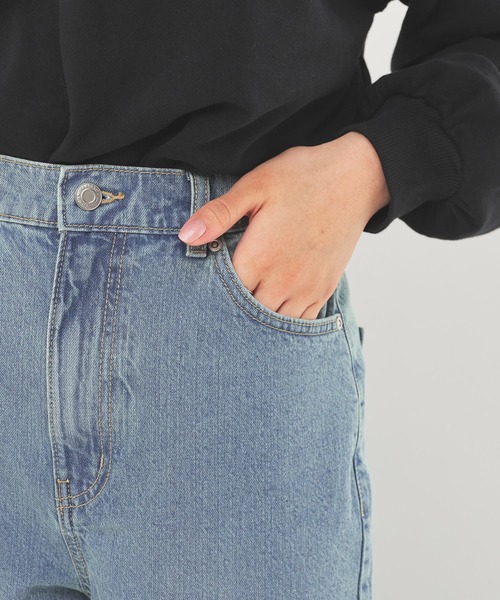 Honeys(ハニーズ)の「ストレートパンツ(股下68cm)(デニムパンツ・レディース・ライトブルー/ブルー/アイボリー/ブラック/ブルー系その他/グレー/ライトインディゴブルー/ブルー系その他3/ブルー系その他4・SS/LL/L/M/S)」の22枚目の写真