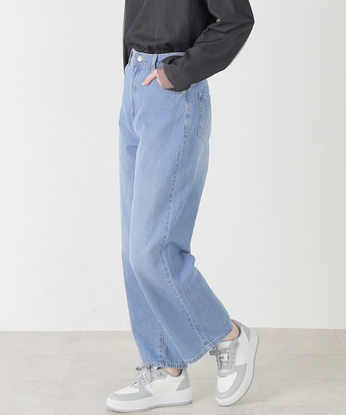 Honeys(ハニーズ)の「ストレートパンツ(股下68cm)(デニムパンツ・レディース・ライトブルー/ブルー/アイボリー/ブラック/ブルー系その他/グレー/ライトインディゴブルー/ブルー系その他3/ブルー系その他4・SS/LL/L/M/S)」の13枚目の写真