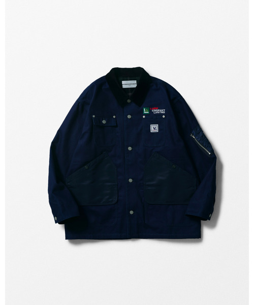 WHIZLIMITED（ウィズリミテッド）の「INDIGO CLIFF JACKET（カバーオール・メンズ・ネイビー・LARGE）」の2枚目の写真