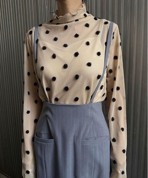 【値下げ】AMERI アメリ シアートップス シースルー 花柄 薔薇 ローズ 値下げ】AMERI アメリ シアートップス シースルー 花柄 薔薇 ローズ