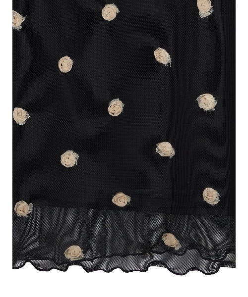 【値下げ】AMERI アメリ シアートップス シースルー 花柄 薔薇 ローズ 値下げ】AMERI アメリ シアートップス シースルー 花柄 薔薇