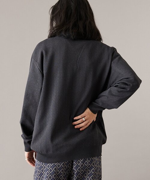 JOURNAL STANDARD（ジャーナルスタンダード）の「透かし編み ポリニットポロシャツ L/S（ニット/セーター・メンズ・ブラック系その他/ベージュ/ブルー系その他/ピンク・MEDIUM/LARGE）」の17枚目の写真