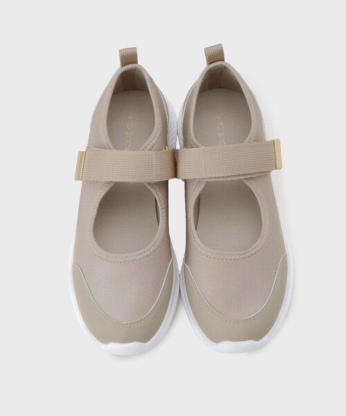 OPAQUE.CLIP（オペークドットクリップ）の「◆【軽量】スニーカーサンダル（スニーカー・レディース・ベージュ/ブラック・02/03）」の7枚目の写真