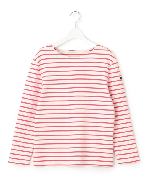 23区 S(ニジュウサンクチイサイサイズ)の「【Oggi4月号掲載/洗える】Armor-lux ボーダー カットソー(Tシャツ/カットソー・レディース・ブラック系1/レッド系1/ブルー系1・32)」の17枚目の写真