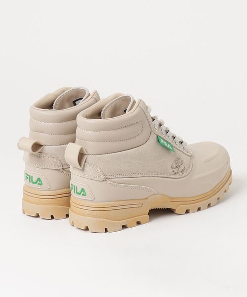 FILA(フィラ)の「【コラボ】 ウェザーテック × サウンズデリ / FILA WEATHERTEC X Sounds_Deli(ブーツ・メンズ・ベージュ・23.0cm/24.0cm/25.0cm/26.0cm/27.0cm/28.0cm/26.5cm/27.5cm/25.5cm/28.5cm/29.0cm)」の2枚目の写真