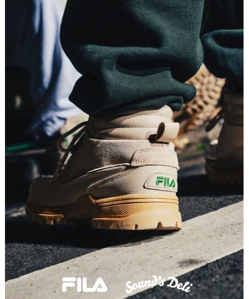 FILA(フィラ)の「【コラボ】 ウェザーテック × サウンズデリ / FILA WEATHERTEC X Sounds_Deli(ブーツ・メンズ・ベージュ・23.0cm/24.0cm/25.0cm/26.0cm/27.0cm/28.0cm/26.5cm/27.5cm/25.5cm/28.5cm/29.0cm)」の5枚目の写真