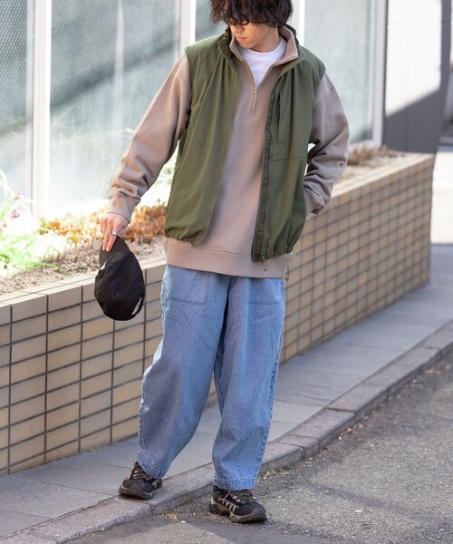 【セール】コーデュラナイロン テックベスト/リラックスフィット（ベスト）｜FREAK'S STORE（フリークスストア）