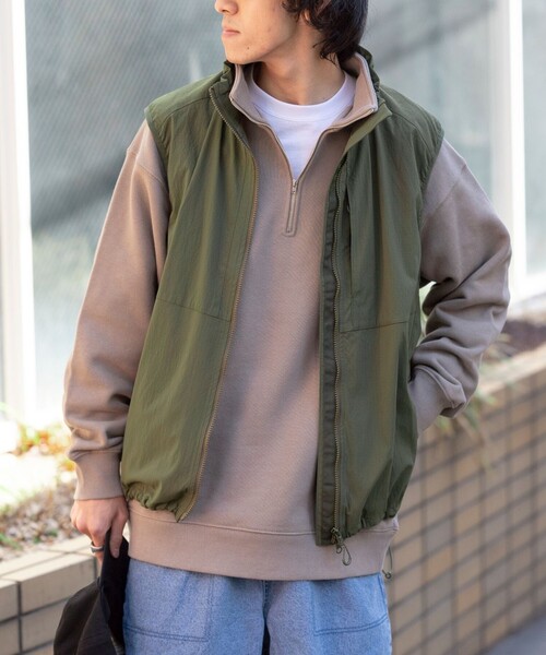 【セール】コーデュラナイロン テックベスト/リラックスフィット（ベスト）｜FREAK'S STORE（フリークスストア）