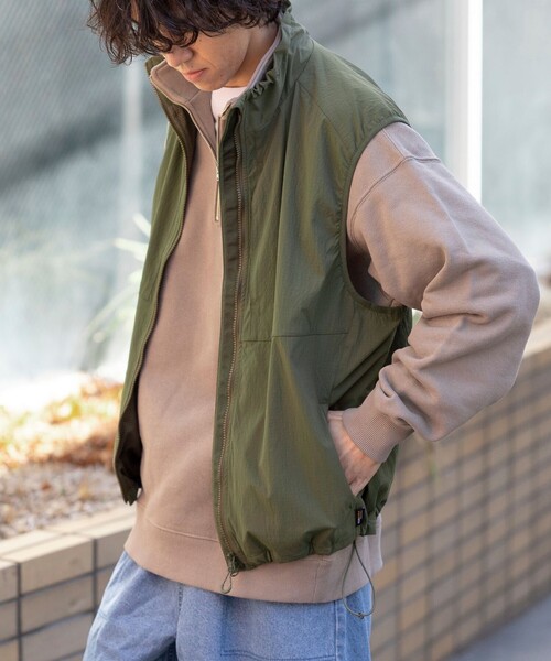 【セール】コーデュラナイロン テックベスト/リラックスフィット（ベスト）｜FREAK'S STORE（フリークスストア）