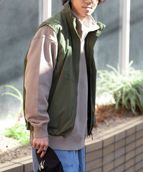 【セール】コーデュラナイロン テックベスト/リラックスフィット（ベスト）｜FREAK'S STORE（フリークスストア）