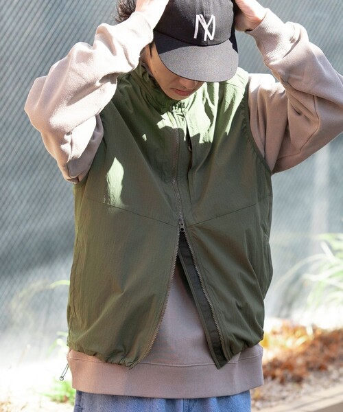 【セール】コーデュラナイロン テックベスト/リラックスフィット（ベスト）｜FREAK'S STORE（フリークスストア）