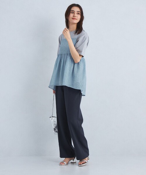 【ももこ】green label relaxing 1_OFMINEW green label relaxing ハーフジップ プルオーバー ニット - メルカリ
