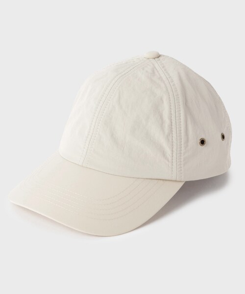 OPAQUE.CLIP（オペークドットクリップ）の「◆ナイロンキャップ（キャップ・レディース・ベージュ/ブラック/オフホワイト・00）」の2枚目の写真