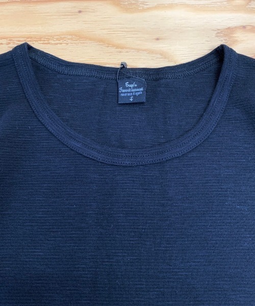 VIBGYOR（ヴィブジョー）の「AB杢スラブスパンフライス 半袖 クルーネック&Vネック（Tシャツ/カットソー・メンズ・ブラック/グレー系その他/霜降りグレー/ホワイト/ホワイト系その他/ブラック系その他・MEDIUM/LARGE）」の10枚目の写真