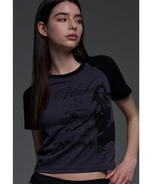 A'GEM/9 × .kom 『 FANCY CLUB/ファンシークラブ』 WICKED REGLAN STANDARD TEE/ラグラン Tシャツ