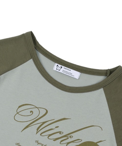 tシャツ A'GEM/9 × .kom 「 FANCY CLUB/ファンシークラブ」 WICKED REGLAN STANDARD TEE/ラグラン セール】A'GEM/9 × .kom 『 FANCY CLUB/ファンシークラブ