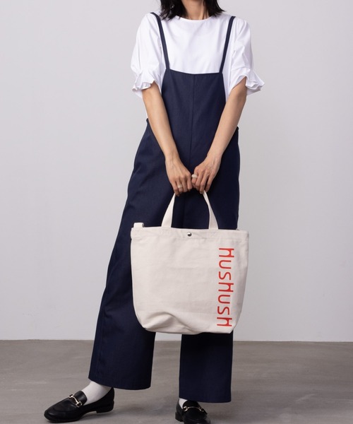 HusHusH（ハッシュアッシュ）の「HusHusH ハッシュアッシュ タックスリーブＴシャツ（Tシャツ/カットソー・レディース・ベージュ/ブラック/ホワイト・L/M/S）」の6枚目の写真