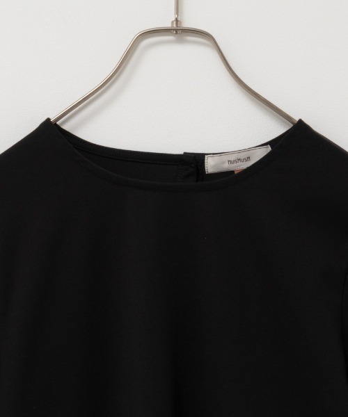 HusHusH（ハッシュアッシュ）の「HusHusH ハッシュアッシュ タックスリーブＴシャツ（Tシャツ/カットソー・レディース・ベージュ/ブラック/ホワイト・L/M/S）」の14枚目の写真