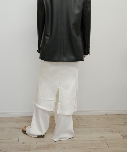 ENCIRCLE（エンサークル）の「【ENCIRCLE/エンサークル】Fancy skirt/ファンシースカート（スカート・レディース・ブラック/オフホワイト・FREE）」の21枚目の写真