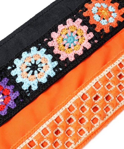 niko and...（ニコアンド）の「オリジナル2WAYトートチェンジショルダーバッグ（ショルダーバッグ・レディース・ブラック/オレンジ・0）」の5枚目の写真